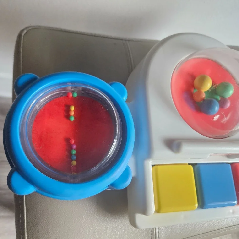 vintage 1991 Playskool Poppin Piano musical toy‎ colorful y2k toddler play